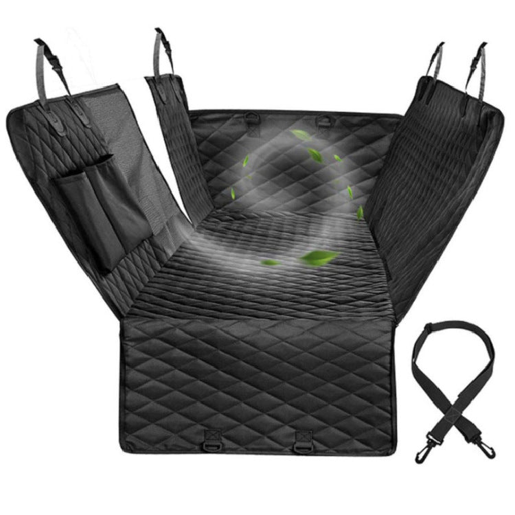 Dog car hammock seat cover with waterproof protection