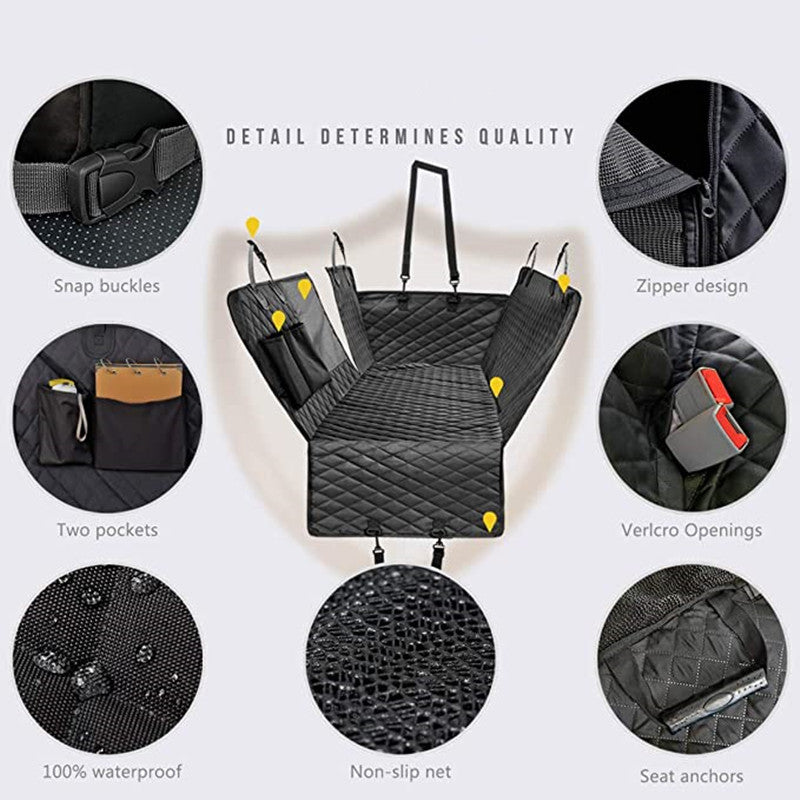 Installation accessories for a waterproof dog car seat cover