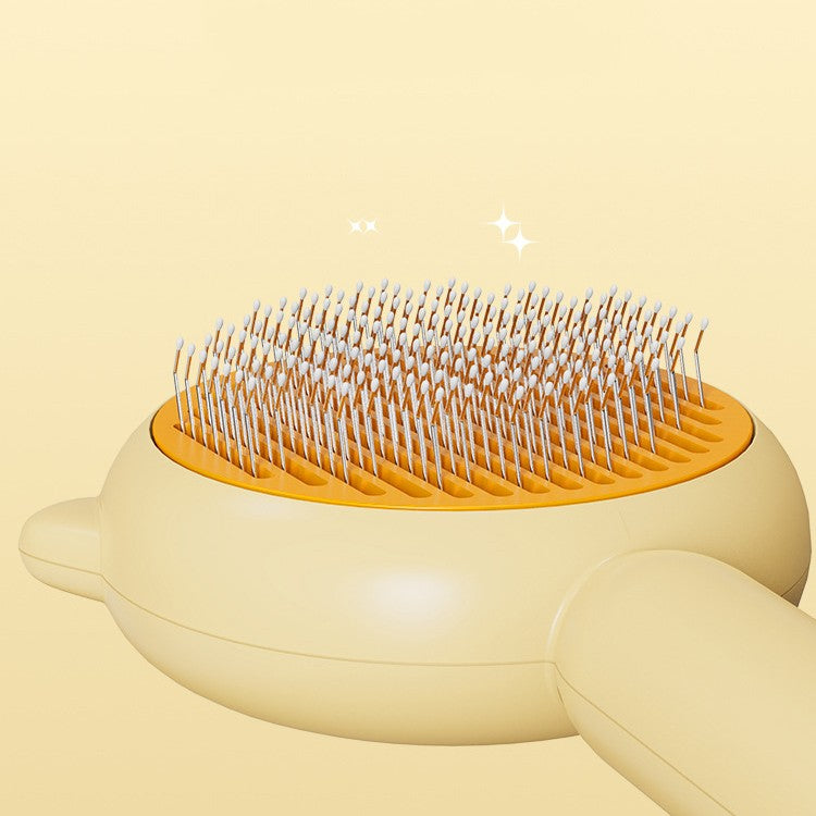 Stainless steel bristles for effective pet shedding and grooming